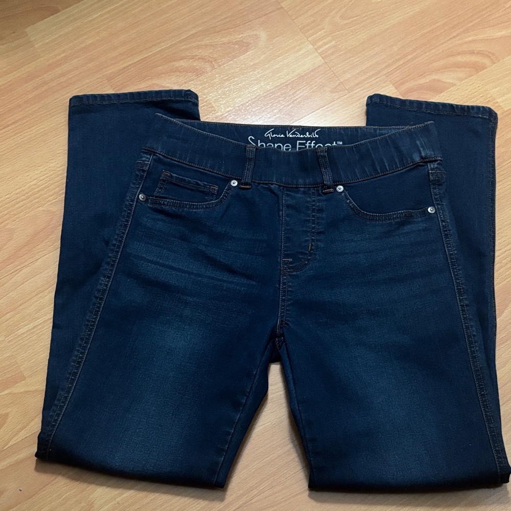 Gloria Vanderbilt shape effect Deep Indigo high rise straight Jeans, 4P